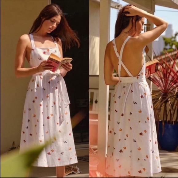 Reformation Dresses & Skirts - ⭐️Reformation Cruise Dress Fruit Loops Midi Maxi Linen Summer Dress⭐️